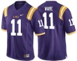 Male LSU Tigers Purple Spencer Ware NCAA Football Jersey , NCAA jerseys