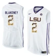 Male LSU Tigers White Antonio Blakeney College Basketball Jersey , NCAA jerseys
