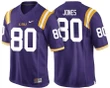 Male LSU Tigers Purple Donnie jones NCAA Football Jersey , NCAA jerseys