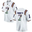 LSU Tigers Leonard Fournette White Printing Player Portrait Football Jersey , NCAA jerseys