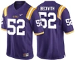 Male LSU Tigers Purple Kendell Beckwith NCAA Football Jersey , NCAA jerseys