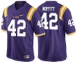 Male LSU Tigers Purple Aaron Moffitt NCAA Football Jersey , NCAA jerseys