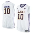 LSU Tigers White Branden Jenkins NCAA Basketball Jersey , NCAA jerseys