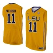 LSU Tigers Gold Jalyn Patterson NCAA Basketball Jersey , NCAA jerseys