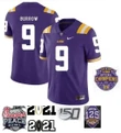 Men/Women/Youth Joe Burrow #9 LSU Tigers  NCAA Football Jersey Purple Jersey , NCAA jerseys