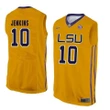 LSU Tigers Gold Branden Jenkins NCAA Basketball Jersey , NCAA jerseys
