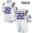 Youth LSU Tigers #22 Clyde Edwards-Helaire Jersey White NCAA Jersey , NCAA jerseys