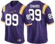 Male LSU Tigers Purple Lavar Edwards NCAA Football Jersey , NCAA jerseys