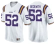 Male LSU Tigers White Kendell Beckwith NCAA Football Jersey , NCAA jerseys