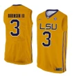 LSU Tigers Gold Elbert Robinson III NCAA Basketball Jersey , NCAA jerseys
