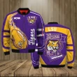 Lsu Tigers Football Team 3d Printed Unisex Bomber Jacket