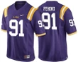 Male LSU Tigers Purple Beriden Fehoko NCAA Football Jersey , NCAA jerseys
