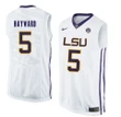 LSU Tigers White Kieran Hayward NCAA Basketball Jersey , NCAA jerseys