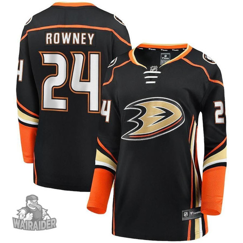 Carter Rowney Anaheim Ducks Pocopato Women's Home Breakaway Player- Black Jersey