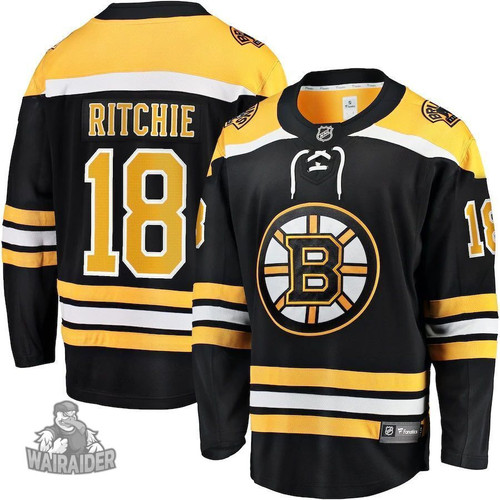 Brett Ritchie Boston Bruins Pocopato Replica Player- Black Jersey