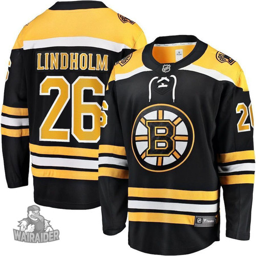 Par Lindholm Boston Bruins Pocopato Replica Player Jersey - Black , NHL Jersey, Hockey Jerseys