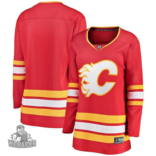 Calgary Flames Pocopato Women's Alternate Breakaway- Red Jersey
