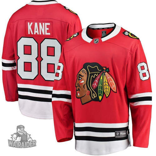 Patrick Kane Chicago Blackhawks Pocopato Breakaway Player Jersey - Red , NHL Jersey, Hockey Jerseys