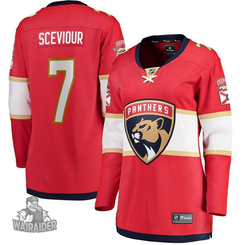 Colton Sceviour Florida Panthers Pocopato Women's Home Breakaway Player- Red Jersey