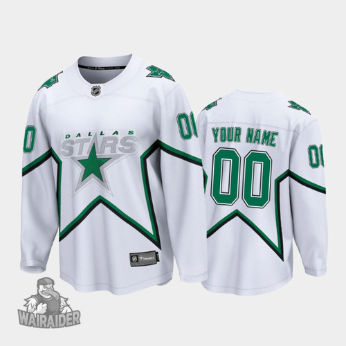 Dallas Stars Men's Custom Special Edition 2021 Jersey, White, NHL Jersey - Pocopato