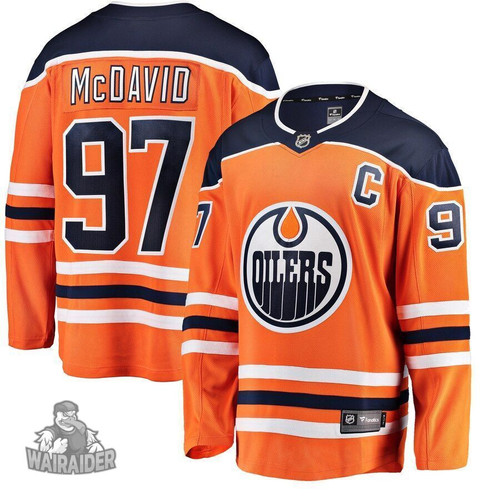 Connor McDavid Edmonton Oilers Pocopato Breakaway Player- Orange Jersey