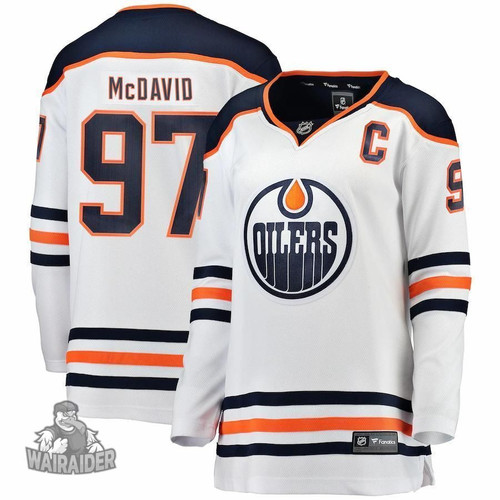 Connor McDavid Edmonton Oilers Pocopato Women's Breakaway Player- White Jersey