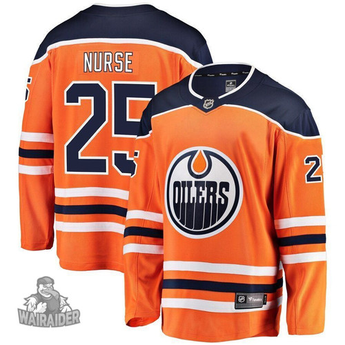 Darnell Nurse Edmonton Oilers Pocopato Breakaway Player Jersey - Orange , NHL Jersey, Hockey Jerseys