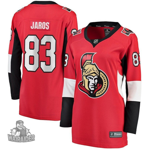 Christian Jaros Ottawa Senators Pocopato Women's Home Breakaway Player- Red Jersey