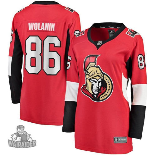 Christian Wolanin Ottawa Senators Pocopato Women's Home Breakaway Player Jersey - Red , NHL Jersey, Hockey Jerseys