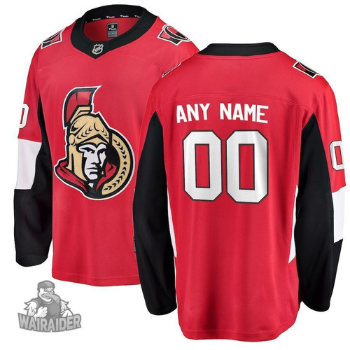 Ottawa Senators Men's Home Breakaway Custom Jersey, Red, NHL Jersey - Pocopato