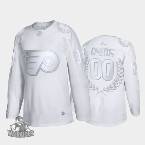 Philadelphia Flyers Youth Custom Glory Awards Collection Jersey, White, NHL Jersey - Pocopato