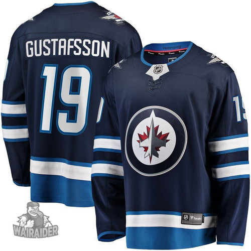 David Gustafsson Winnipeg Jets Pocopato Home Breakaway Player- Navy Jersey