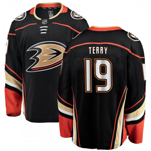Youth Troy Terry Anaheim Ducks Branded Home Jersey - Breakaway Black