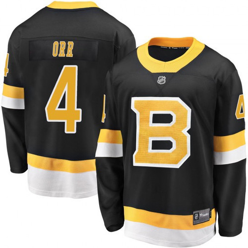 Men's Boston Bruins Bobby Orr Premier Breakaway Alternate Jersey - Black