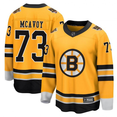 Youth Boston Bruins Charlie McAvoy Breakaway 2020/21 Special Edition Jersey - Gold
