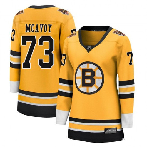 Women's Boston Bruins Charlie McAvoy Breakaway 2020/21 Special Edition Jersey - Gold