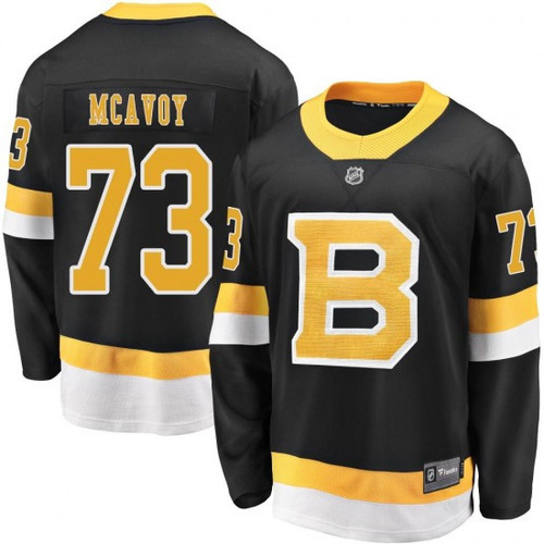 Men's Boston Bruins Charlie McAvoy Premier Breakaway Alternate Jersey - Black