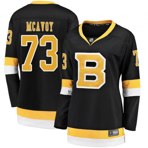 Women's Boston Bruins Charlie McAvoy Premier Breakaway Alternate Jersey - Black