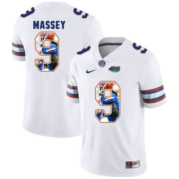 Florida Gators White Dre Massey College Football Portrait Jersey