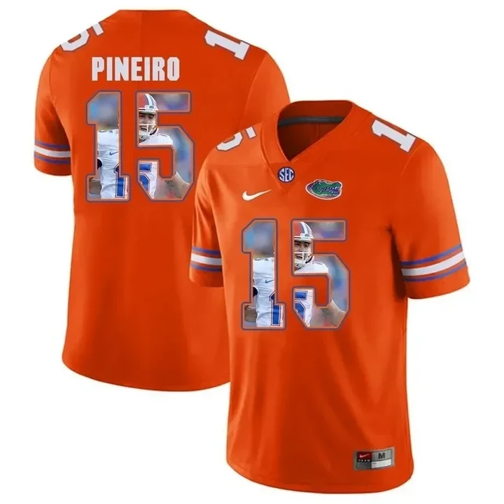 Florida Gators Orange Eddy Pineiro College Football Portrait Jersey , NCAA jerseys