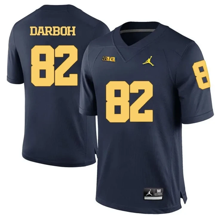 Michigan Wolverines Navy Blue Amara Darboh Football Jersey , NCAA jerseys