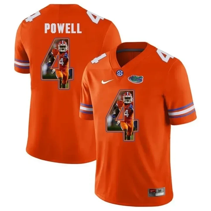 Florida Gators Orange Brandon Powell College Football Portrait Jersey , NCAA jerseys