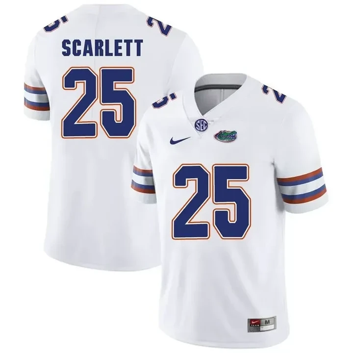Florida Gators White Jordan Scarlett Football Player Performance Jersey , NCAA jerseys