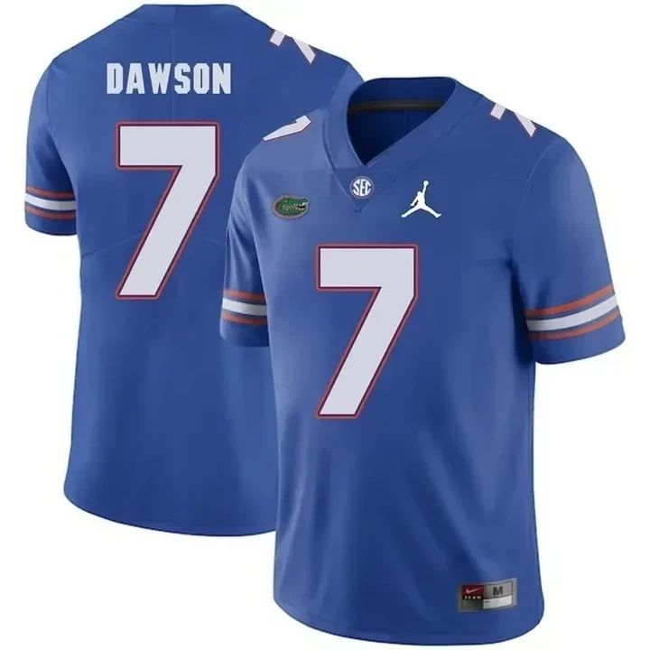 Florida Gators Royal Duke Dawson Jordan Brand Football Jersey , NCAA jerseys