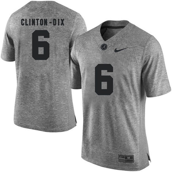 Male Alabama Crimson Tide Gray Ha Ha Clinton-Dix NCAA Football Gridiron Gray Limited Jersey , NCAA jerseys
