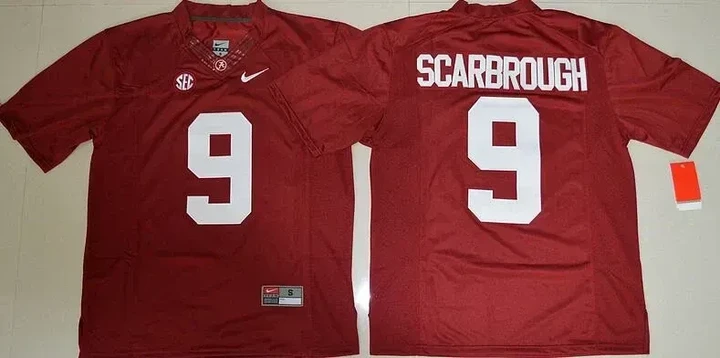 Men’s Alabama Crimson Tide #9 Bo Scarbrough Red NCAA Jersey Jersey , NCAA jerseys