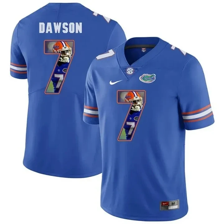 Florida Gators Royal Duke Dawson College Football Portrait Jersey , NCAA jerseys
