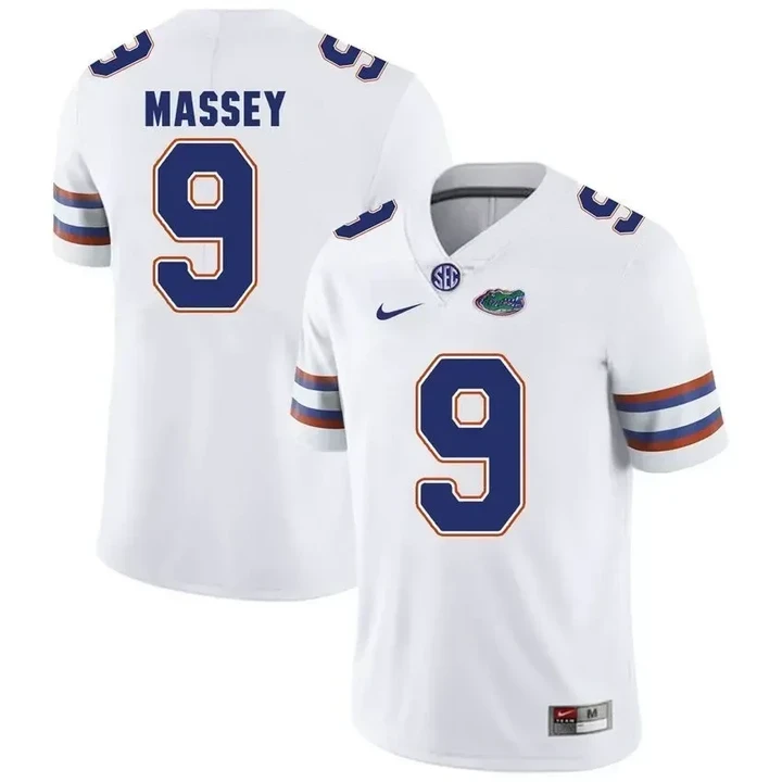 Florida Gators White Dre Massey Football Player Performance Jersey , NCAA jerseys