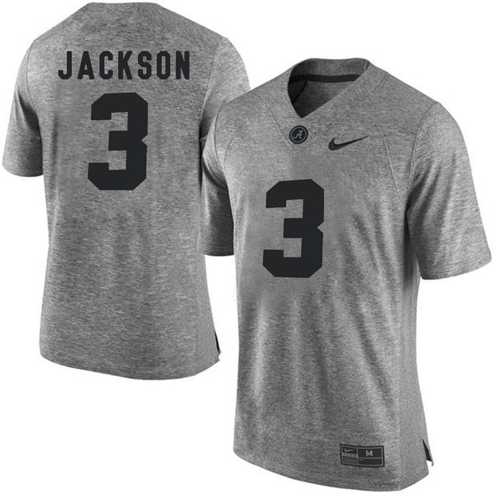 Male Alabama Crimson Tide Gray Kareem Jackson NCAA Football Gridiron Gray Limited Jersey , NCAA jerseys