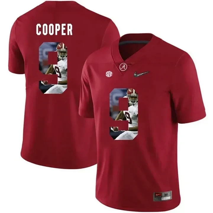 Alabama Crimson Tide Red Amari Cooper College Football Portrait Jersey , NCAA jerseys